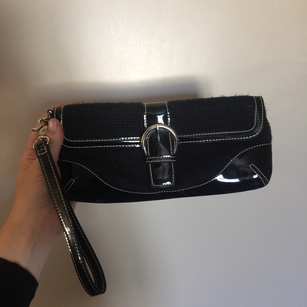 Cute black clutch/handbag